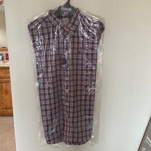 Mens cinch button up